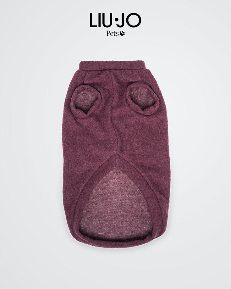 LIU JO | LUXE BORDEAUX HOODIE