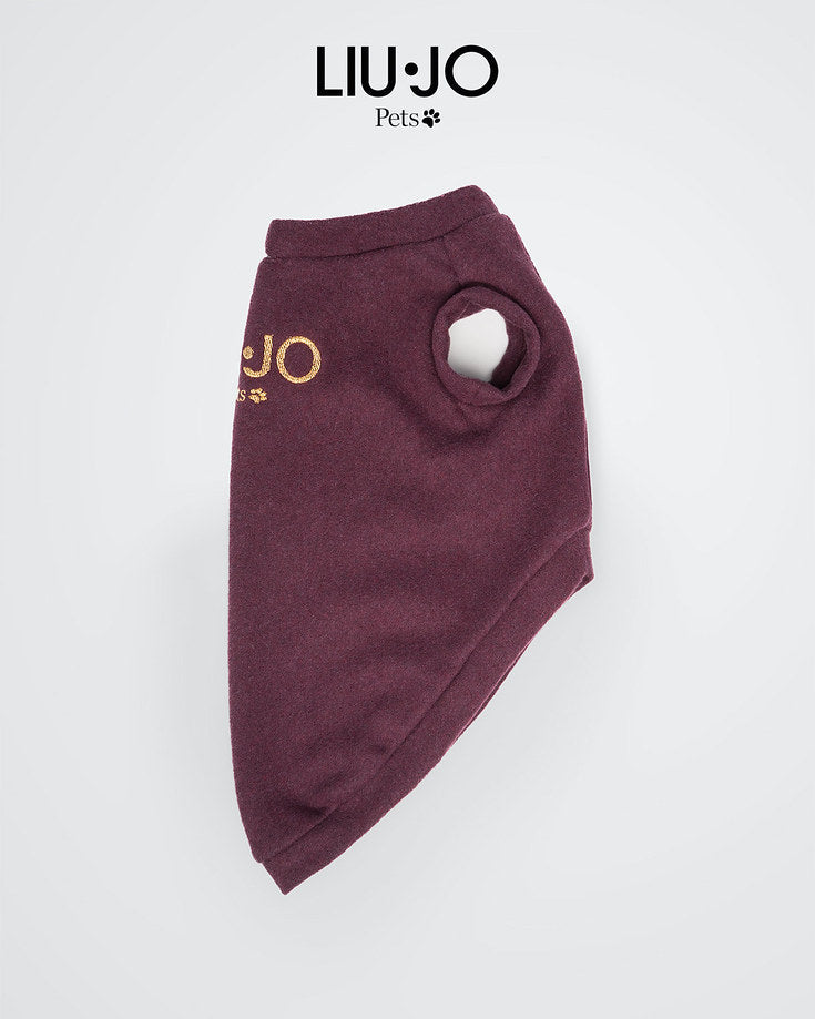 LIU JO | LUXE BORDEAUX HOODIE