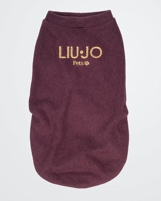 LIU JO | LUXE BORDEAUX HOODIE
