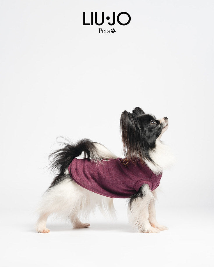 LIU JO | LUXE BORDEAUX HOODIE