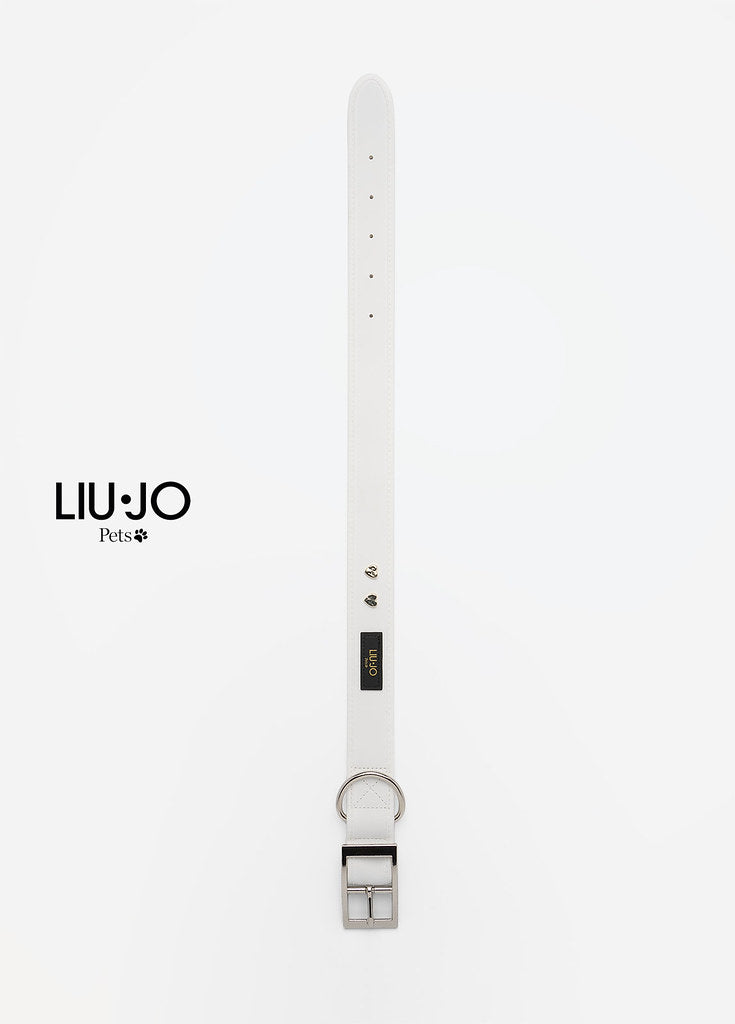 🤍 LIU JO | HONDENHALSBAND LUXE WIT