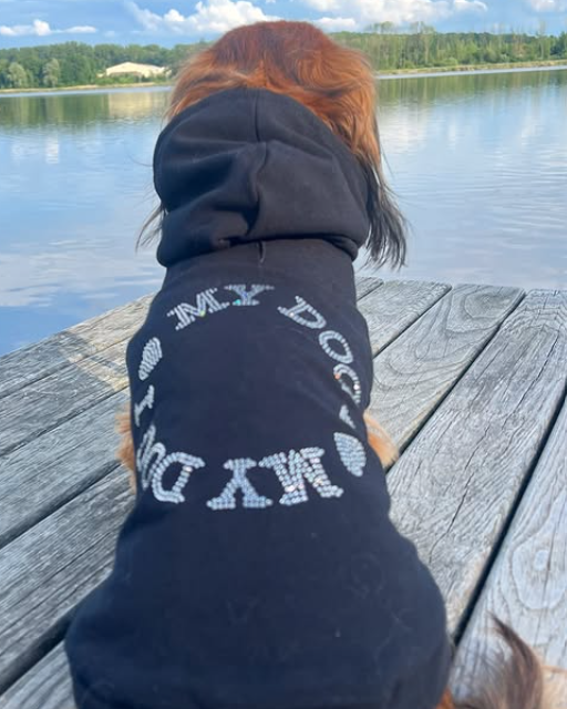 I LOVE MY DOG | Black Crystal