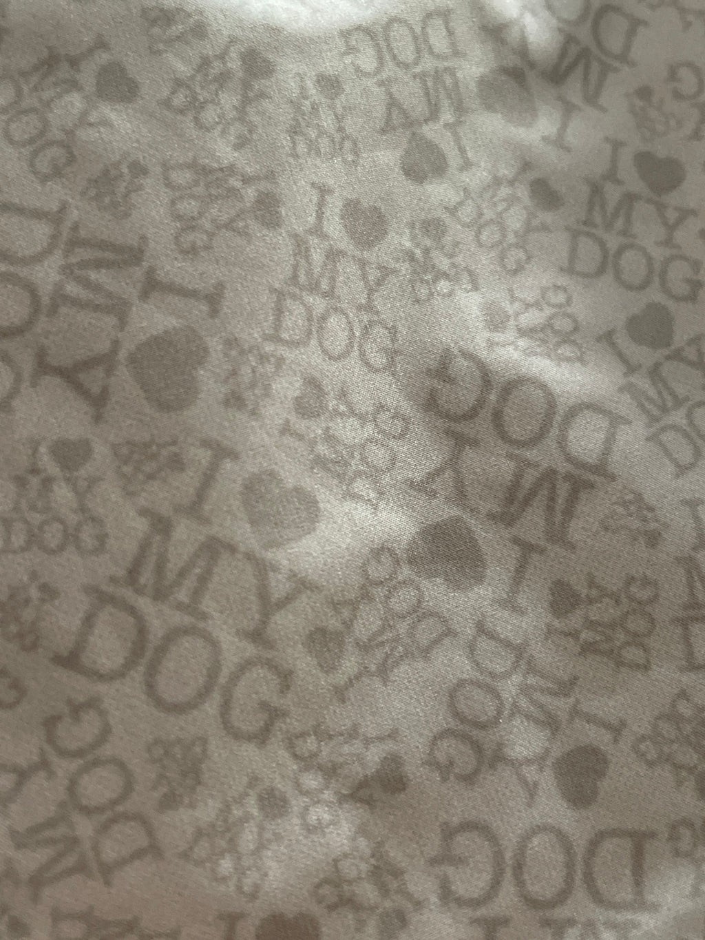 I LOVE MY DOG | RAIN JACKET BEIGE TEDDY