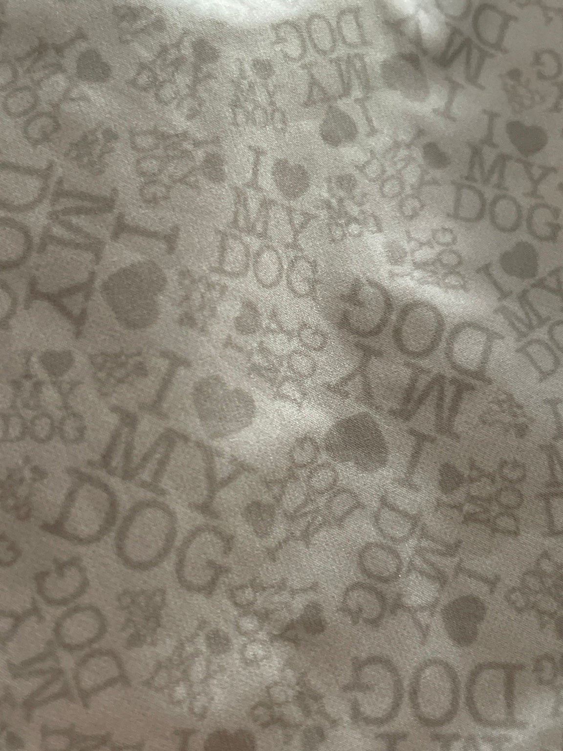 I LOVE MY DOG | RAIN JACKET BEIGE TEDDY