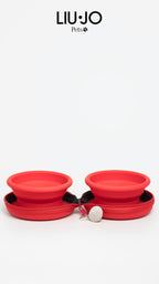 Rode bowl set van Liu Jo Pets