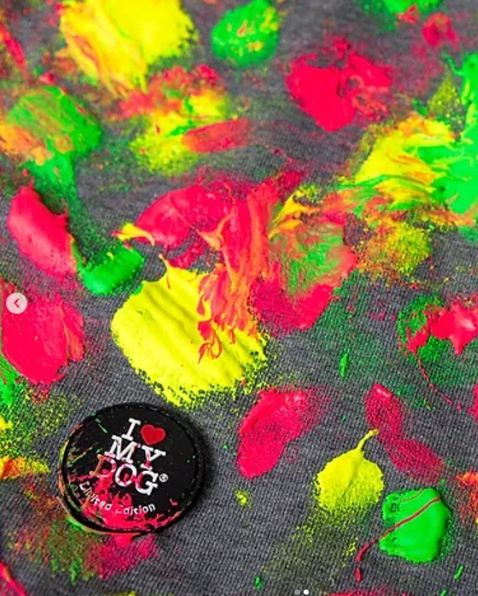 I LOVE MY DOG | FLUO SPOT HOODIE
