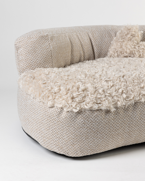 Bau Barù Il Sofà Baldo design hondenmand met verhoogde rug en zachte zitting