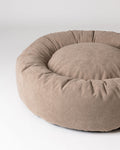 Bau Barù Olga Mocha luxe ronde hondenmand van 80 cm met zachte bekleding