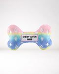 Chewy Vuiton Ombre Bone pluche hondenspeeltje met pieper