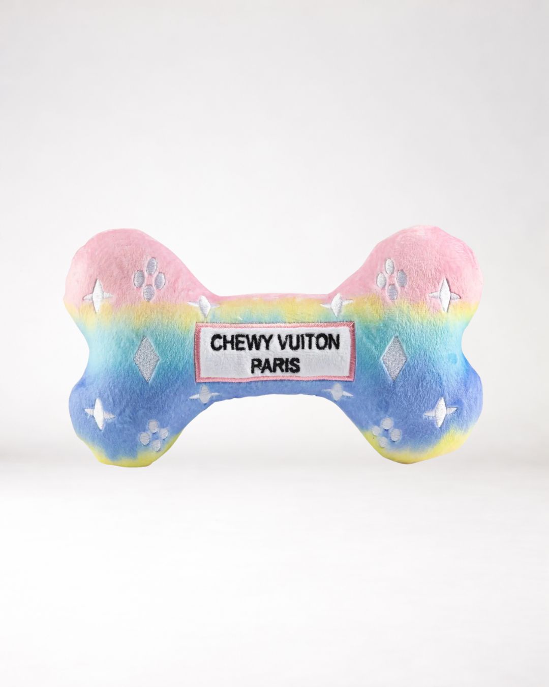 Chewy Vuiton Ombre Bone pluche hondenspeeltje met pieper