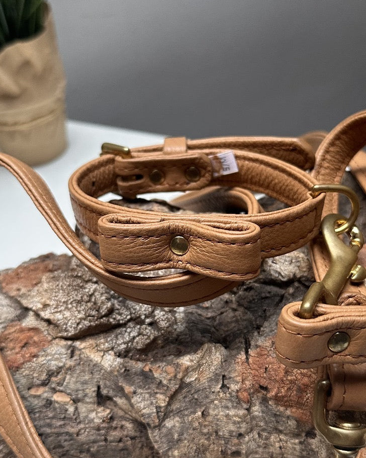 FIFI´S DOG FASHION | COLLAR LEATHER GOLD