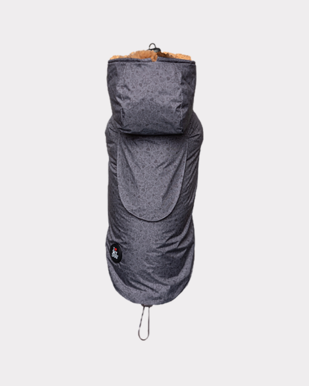 I LOVE MY DOG | RAIN JACKET ASPHALT TEDDY