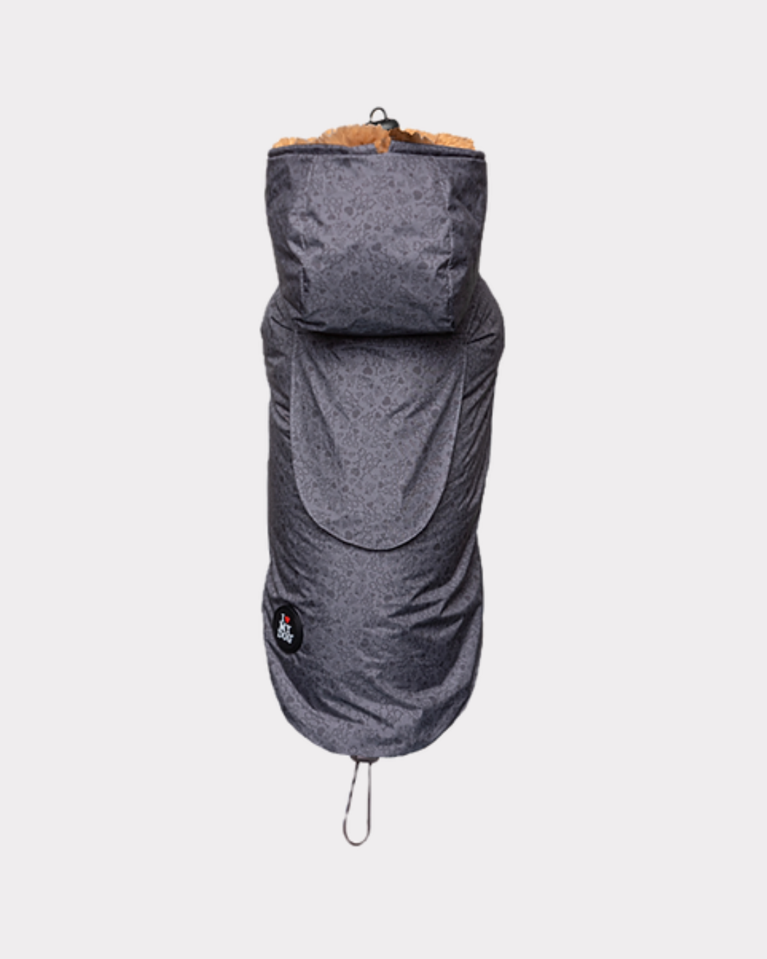 I LOVE MY DOG | RAIN JACKET ASPHALT TEDDY