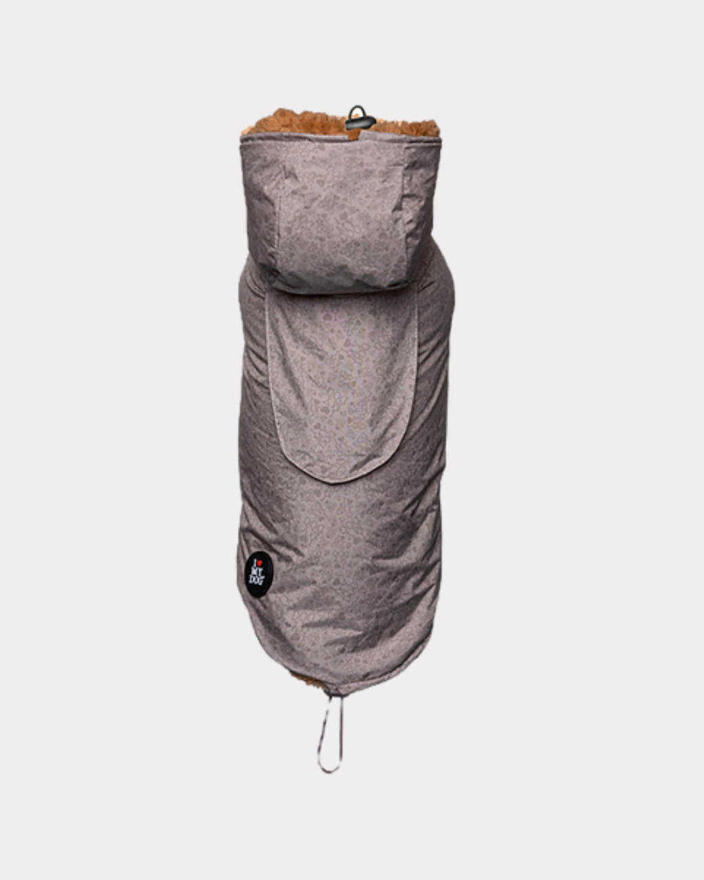 I LOVE MY DOG | RAIN JACKET BEIGE TEDDY