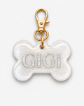 Maison Gigi | Gepersonaliseerde hondentag Pearl Bone