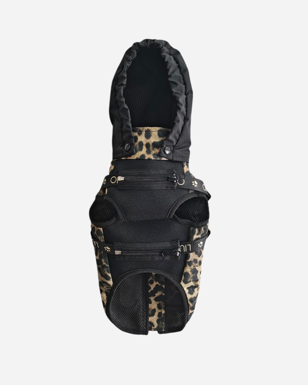 Liu Jo Pets Leopard hondenjas met goudkleurige details