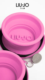 LIU JO | OPVOUWBARE HONDENKOMMEN ROZE